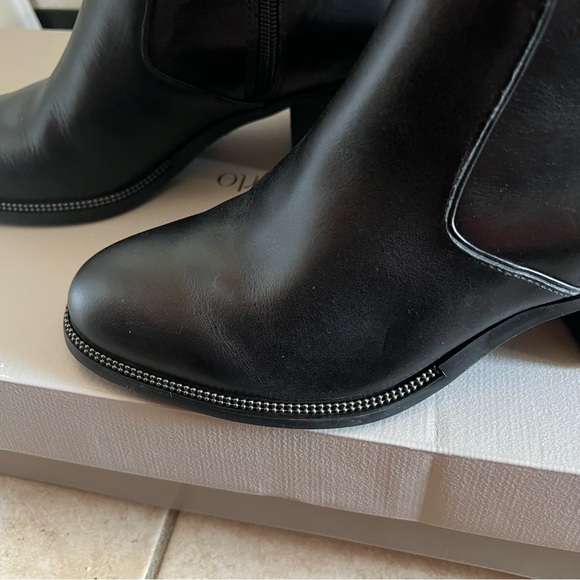 NWT Franco Sarto Block Heel Leather Boot - Picture 8 of 11
